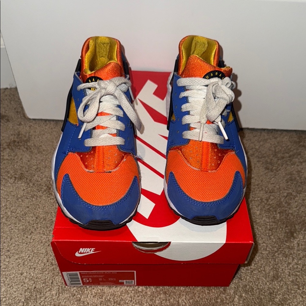 Nike Kids' Orange and Blue Sneakers